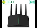 Роутер с Алиэкспресс: 360 Botslab R5 WiFi Router AC1200 (сброс настроек и меню на русском)