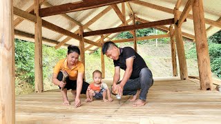 Finishing the 2nd floor wooden floor, wooden house 2023 | Hà Tòn Chài