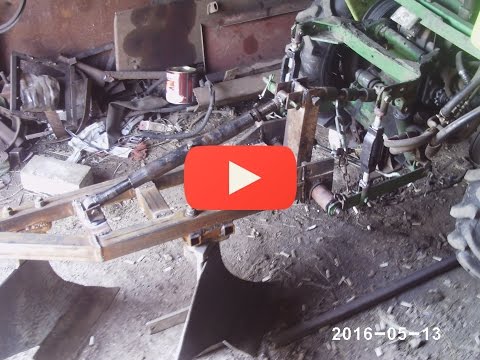 2х  корпусный  плуг для мини трактора  4 часть