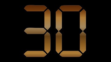 COUNTDOWN TIMER ( v 655 ) 30 sec with sound effects + beep 4K