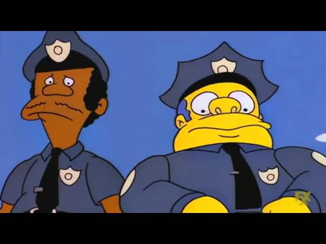 Ataque de "oso". Los Simpsons