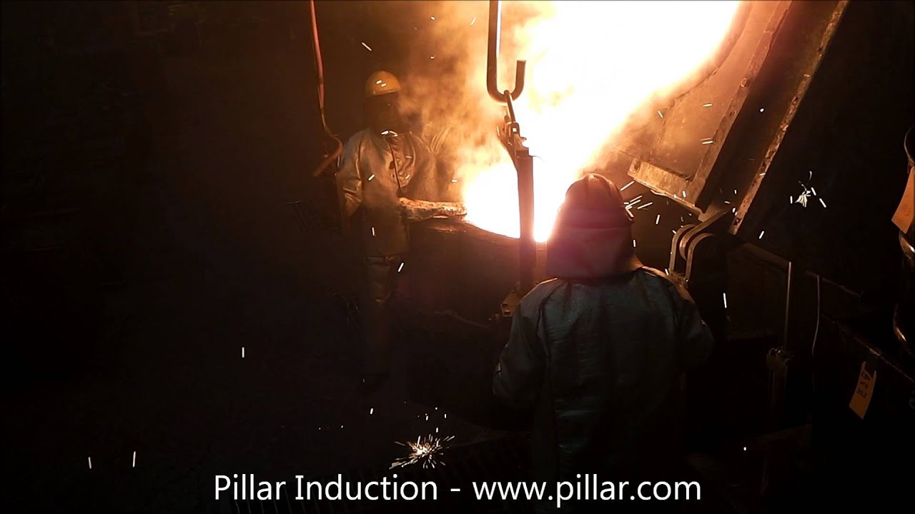 Melting Stainless Steel in a Shunted Induction Furnace YouTube