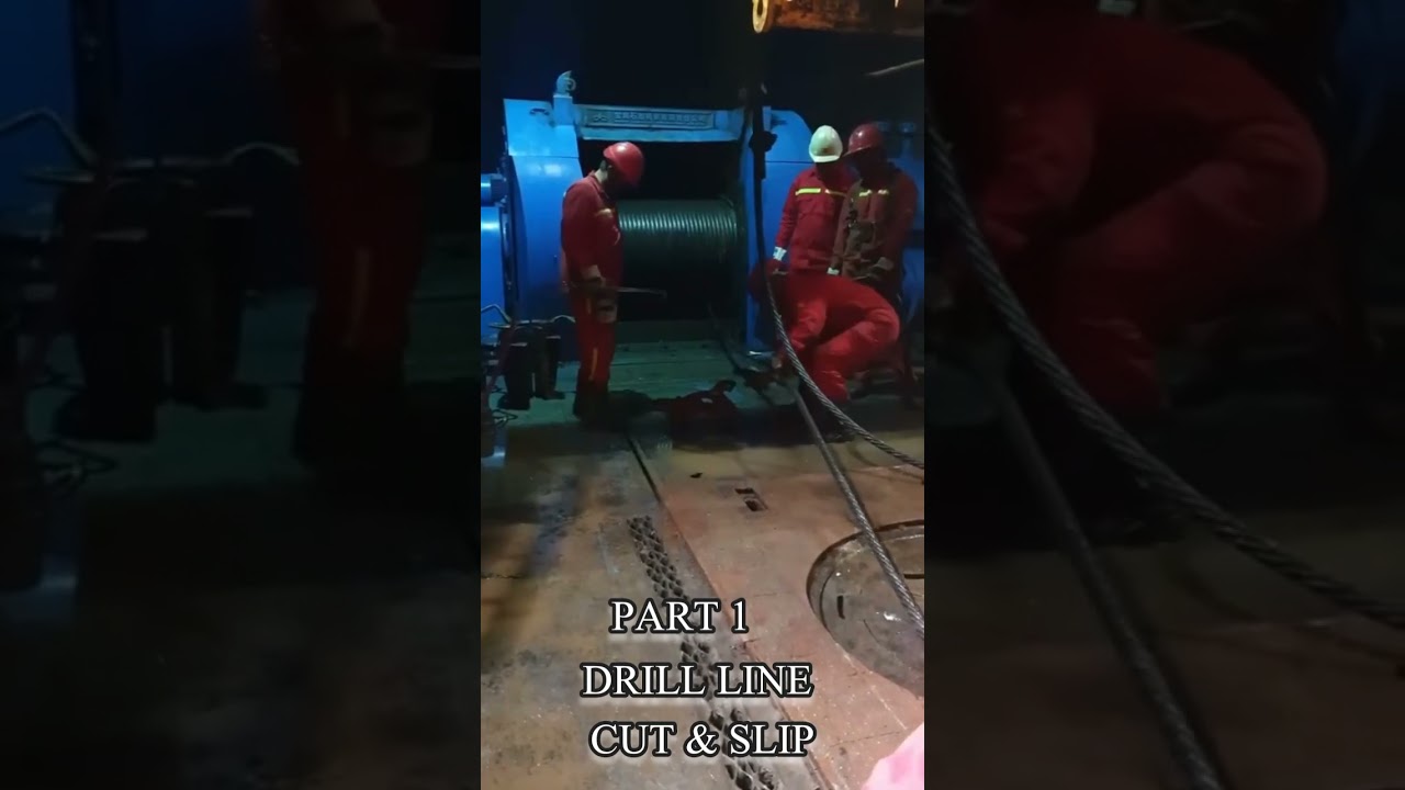 Drill line Slip and cut operation Part 1 | Rig floor operations | 