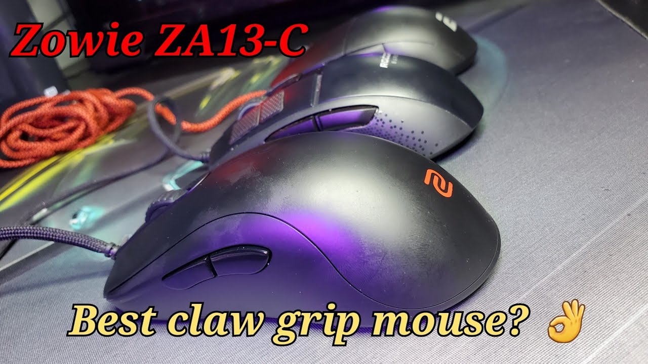 Zowie ZA13-C Unboxing | Search for the best claw grip mouse (XM1 ...