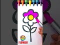 Easy Flower Drawing for Kids 🌸✨ | Skye Kids Art #KidsArt #EasyDrawing #SkyeKidsArt
