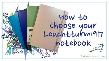 Comparison review of four different Leuchtturm1917 notebooks - 80gsm and 120gsm