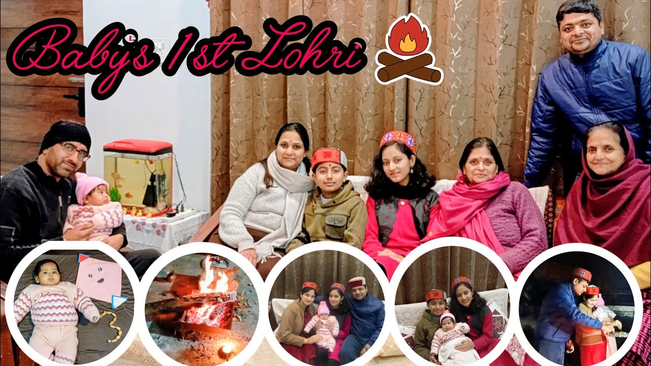 Baby's first lohri🧿🔥 || Ghar par lagi Ronkein || Ankita Sud 
