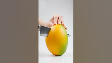 The most satisfying mango cut you