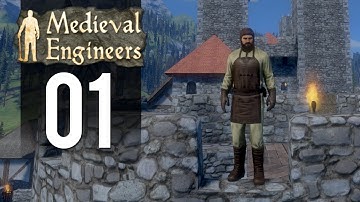 Medieval Engineers Gameplay - Part 1 - My First Home