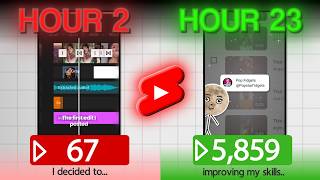 How Viral Can I Go By Posting YT Shorts For ONLY 24 Hours