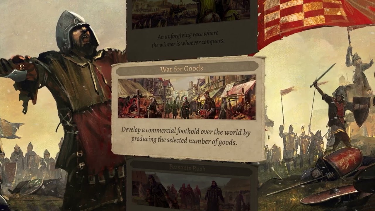 Medieval Multiplayer Mayhem: Knights Of Honor II Shows PvP & Co-Op Matches In New Trailer 1 YouTube player