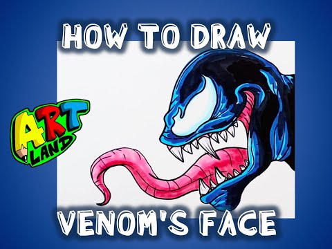 Comment dessiner VENOM !!! VISAGE'S