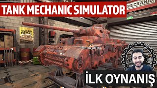 Tank Mechanic Simulator İlk Oynanış Alman Tankı Topluyoruz #1 screenshot 1