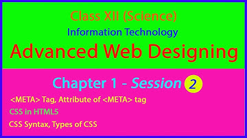 Advanced Web Designing - Part 2