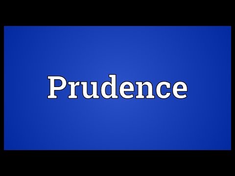 Prudence Meaning