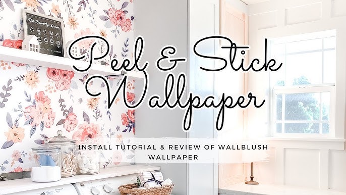 DIY Renter-Friendly Accent Wall  Peel And Stick Wallpaper How-To