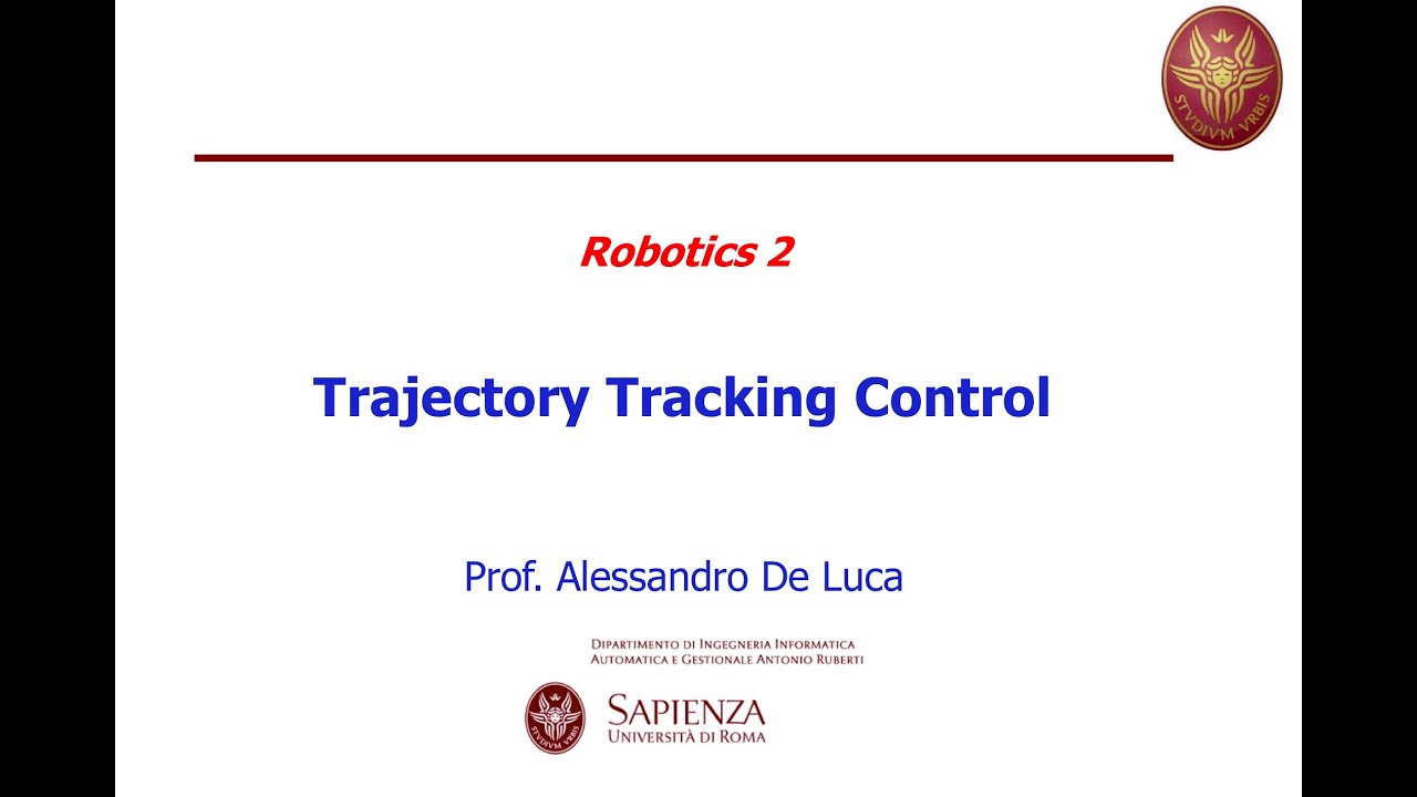 Robotics 2 - Trajectory Control - Part 1