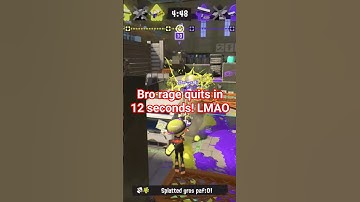 I made someone rage quit so fast! 🤣 (Splatoon 3) #shorts