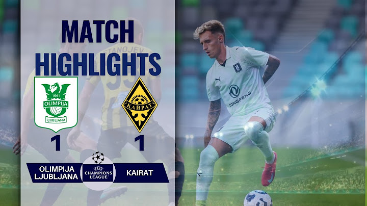 OLIMPIJA LJUBLJANA 1 1 KAIRAT | HIGHLIGHTS 08-07-2025