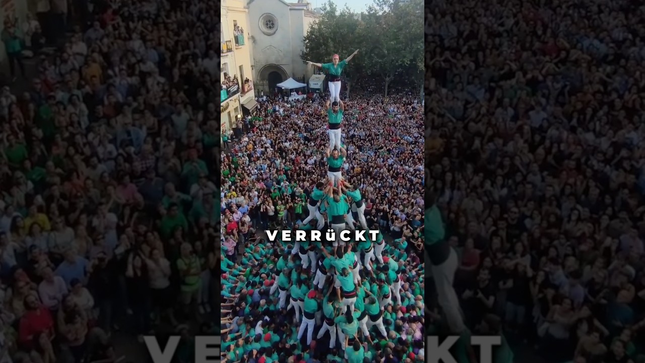 Sowas hast du noch nie gesehen sie bauen einen MENSCHENTURM!!!🤯