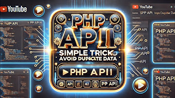 PHP API: Simple Trick to Avoid Duplicate Data in Database