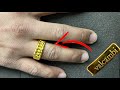 Chain ring making | how it&#39;s made ? Gold ring. Investing on gold