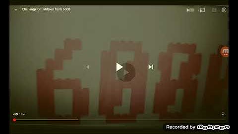 Challenge Countdown from 6100