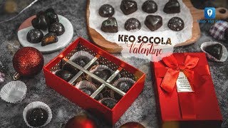 Hướng dẫn cách làm món KẸO SOCOLA VALENTINE | Feedy TV screenshot 4
