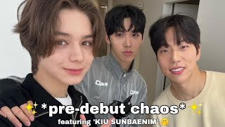 WOOCHAN & JJ being CHAOTIC with KIU (TRYNEES meet famous hairdresser)