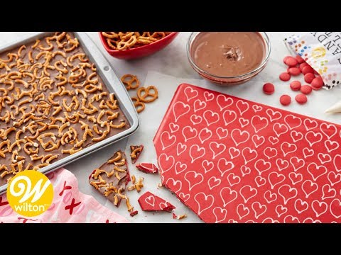 How to Make Valentine39s Day Pretzel Candy Bark  Wilton
