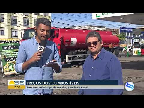 Rodrigo Dias Rosa comenta redução do preço do gás de cozinha, diesel e gasolina