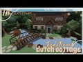  cosy dutch cottage exterior 77k bloxburg speedbuild 