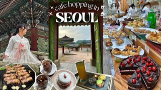 Cafe Hopping in Seoul☕ | going to the best cafes in Ikseondong!