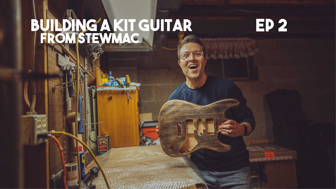 Building a Kit Guitar from StewMac - Ep2 - Staining and Tung Oil ...