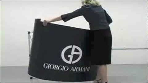 Portable Pop Up Counter Trade Show Podium by www.youhuge.com