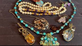 Jewelry design & Repurposing damaged jewelry.