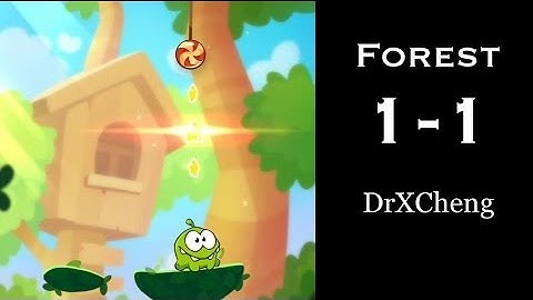 Cut the Rope 2 Walkthrough - Forest 1-1 - 3 Stars [HD]