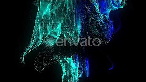 Fluid colored particles like ink in water | Motion Graphics - Envato elements