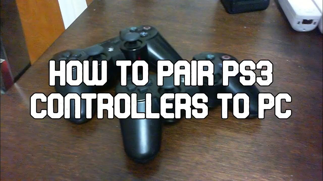 how-to-pair-playstation-3-controllers-to-pc-youtube
