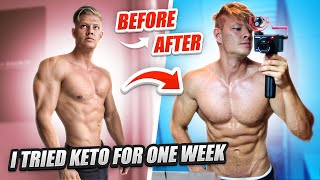 I tried the Keto Diet for a week *results and my experience*