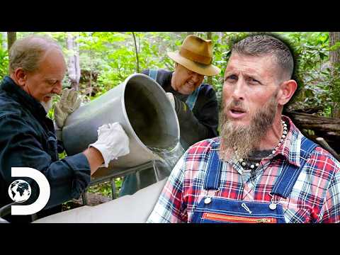 Illegal Moonshine Experiment In The Woods Takes A Dangerous Turn | Moonshiners