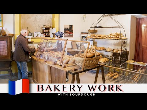 New Update Bakery work with sourdough in France〈Soleil – Savoillans〉| the century-old stone oven
