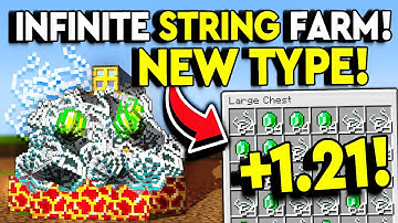 BEST 1.21 INFINITE STRING FARM! Minecraft Tutorial - 0s!