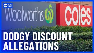 Woolworths & Coles Alleged Dodgy Discount Tactics Revealed 10 News First