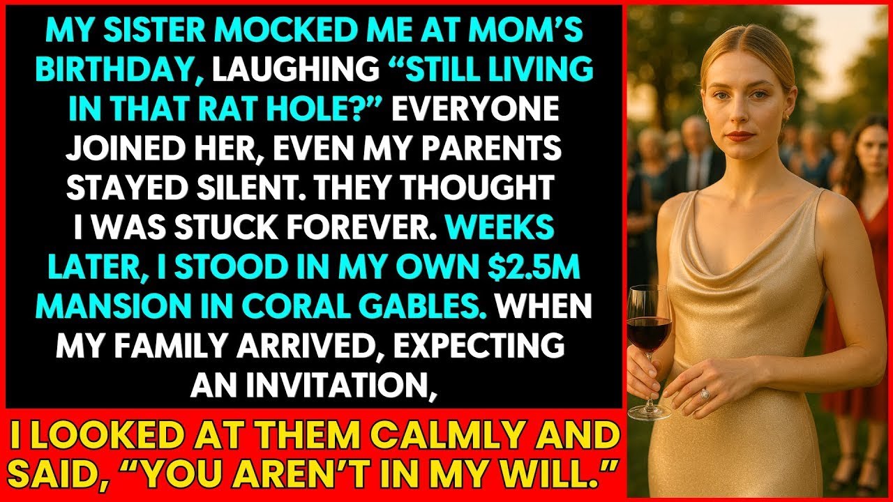 My Sister Mocked Me For Still Renting. 'Still Living In That Rat Hole?—Then I Bought A $2.5M Mansion