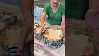 Finding china on Facebook | Desert Rose plates | Antique dishes | YouTube Shorts