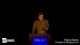 Celebrity Patrick Byrne on the future of EdChoice Net Worth