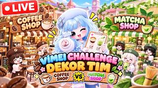 VIMEI CHALLENGE DEKOR TIM COFFEESHOP VS TIM MATCHASHOP ?? KALIAN SUKA YANG MANA ?!☕️🍵