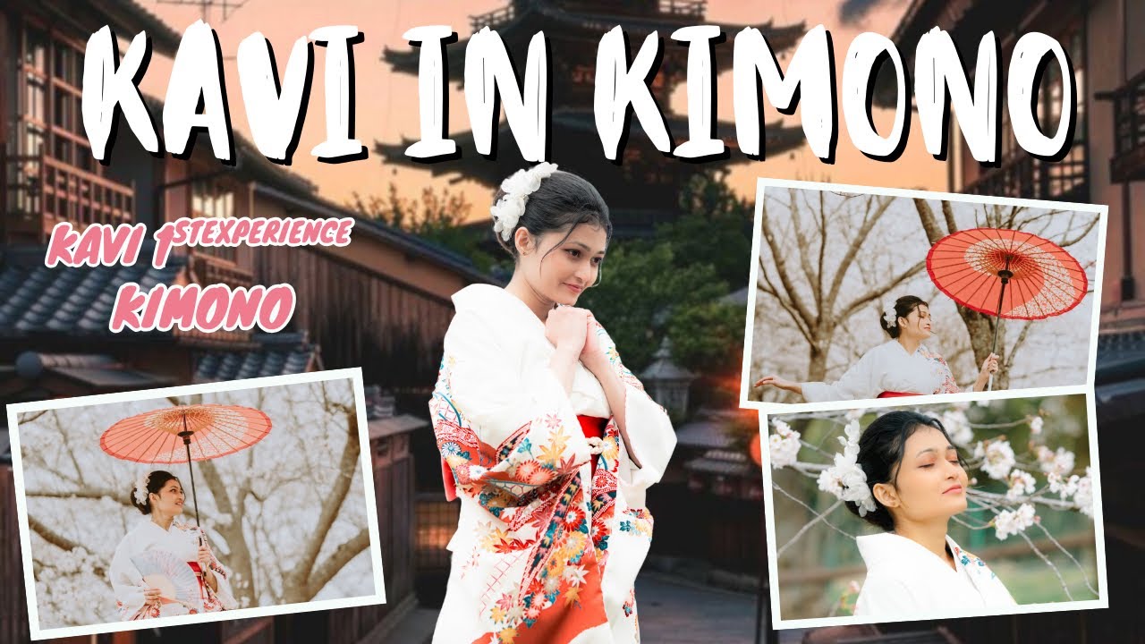 Kavi in Kimono | කවී ජපන් ඇවිත් ඇඳපු කිමෝනාව | කවීගේ ලස්සනම කොමොනෝ Photoshoot එක
