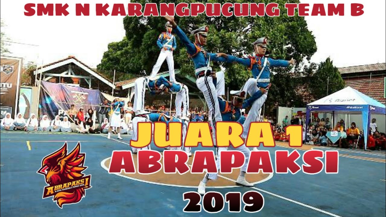 Juara PBB dan Variasi Formasi Terbaik SMK N Karangpucung Abrapaksi 2019